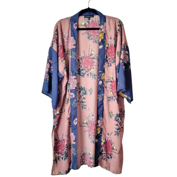 Derek Heart Romantic Floral Kimono - Picture 1 of 7